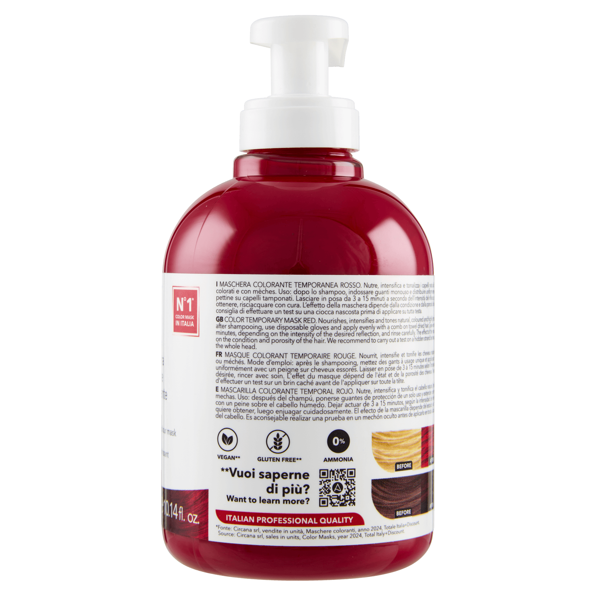 Maschera Colorante Rosso 3